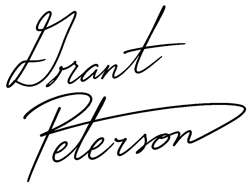 Grant Peterson signature